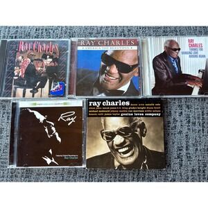 Ray Charles 5 CD Lot America Beautiful Thanks for Bringing Love Around Again etc